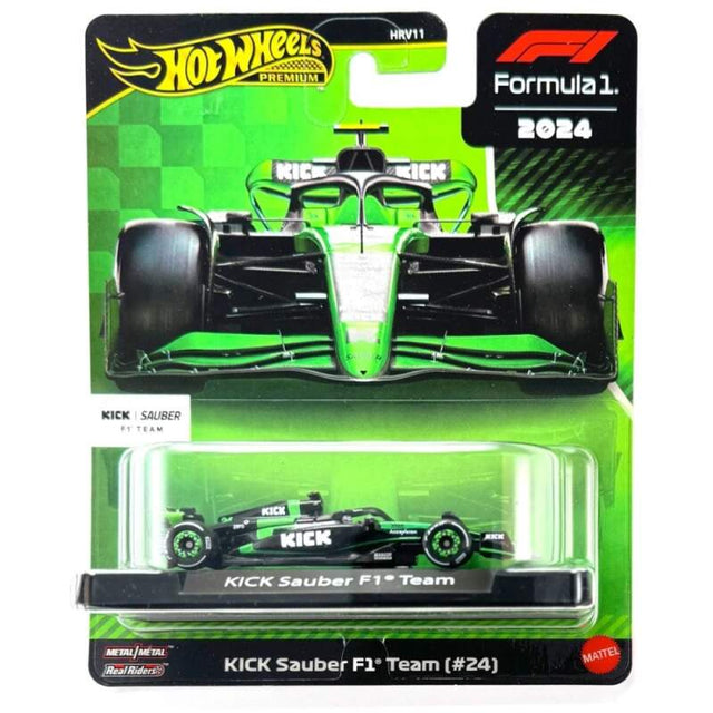Model Hot Wheels F1 Premium - Zhōu Guànyǔ KICK Sauber F1