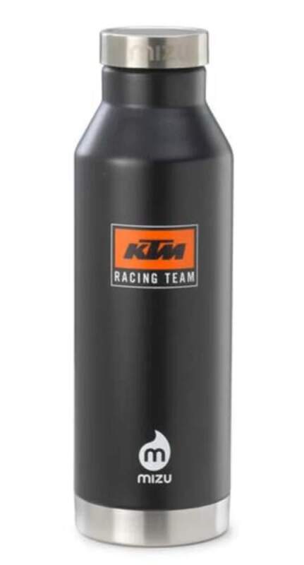 Thermoflasche KTM Racing V6 schwarz mit Logo