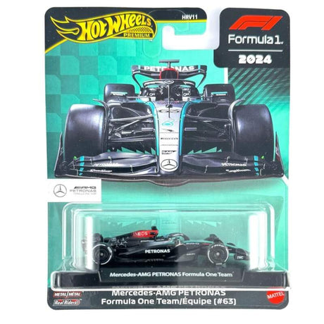 Modell Hot Wheels F1 Premium - George Russell Mercedes AMG Petronas F1