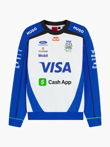 Visa Cash App Racing Bulls Team-Sweatshirt mit Sponsorenlogos – Team Edition