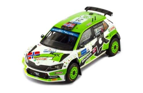 IXO Modell Škoda Fabia Rally2 EVO #21 A. Mikkelsen - T. Eriksen Rally Estonia 2022