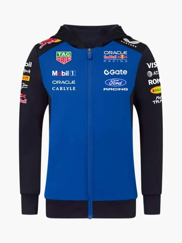 Oracle Red Bull Racing Kinder-Sweatjacke mit Sponsorenlogos - Team Edition