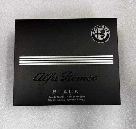 Alfa Romeo Black Eau de Toilette 75 ml + After Shave Balsam 100 ml Geschenkset