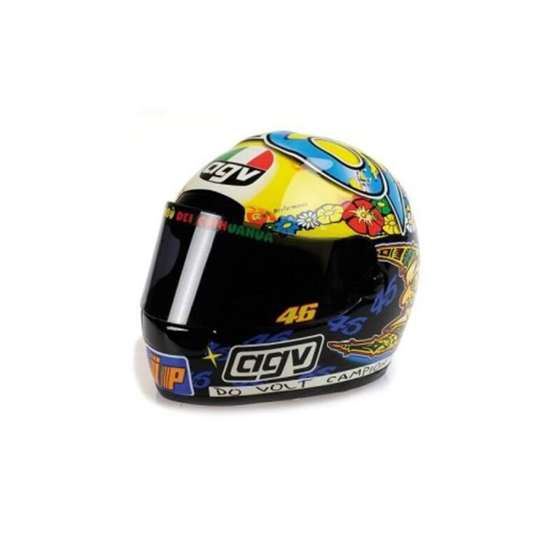 MotoGP helmet model Valentino Rossi Brazil 1999 Jacarepaguà