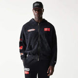 Oracle Red Bull Racing Sweatjacke NE LINEAR schwarz - Oversize