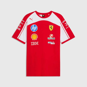 Scuderia Ferrari F1 x Puma T-Shirt mit Sponsorenlogos - Team Edition