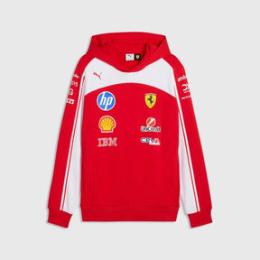 Scuderia Ferrari F1 x Puma Hoodie mit Sponsorenlogos - Team Edition