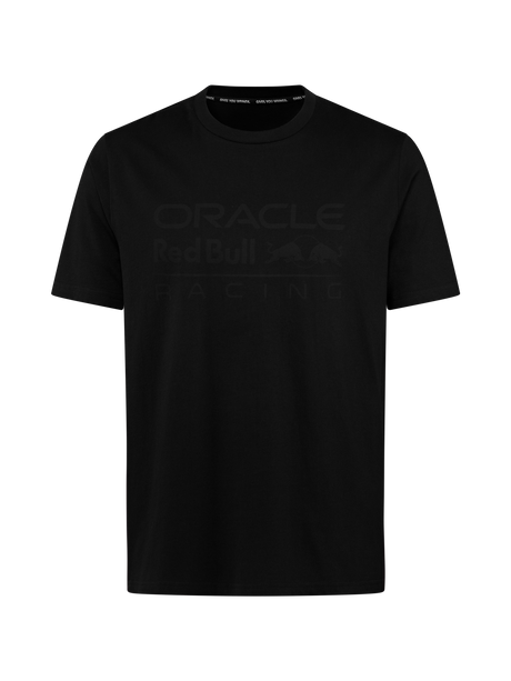 Oracle Red Bull Racing T-Shirt TONAL Edition schwarz mit Logo