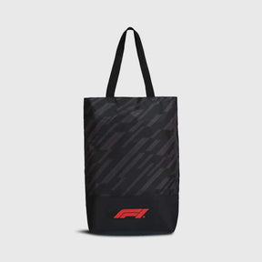Formel 1 Einkaufstasche mit Logo schwarz