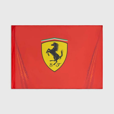 Scuderia Ferrari F1 Fahne mit Logo rot