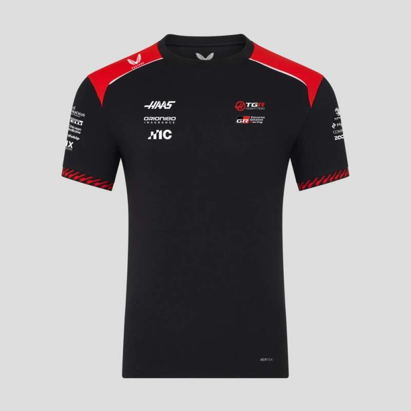 Haas F1 Team T-Shirt mit Sponsorenlogos - Team Edition