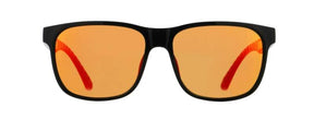 Red Bull Spect EARLE sunglasses, black with orange lenses