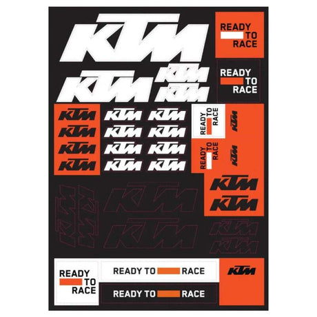Stickerbogen KTM Racing - Ready To Race