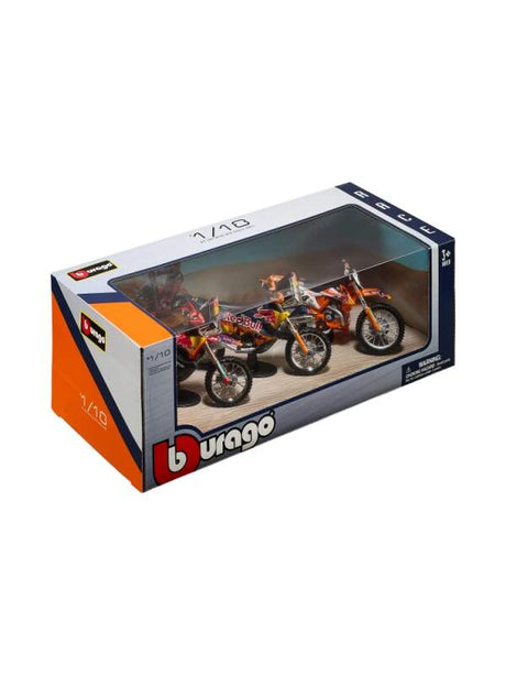 Set mit 3 Motorrädern KTM Red Bull Racing BBurago