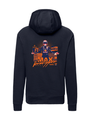 Oracle Red Bull Racing Max Verstappen Hoodie mit Logo – Marineblau