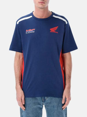 HRC Honda blue fan T-shirt with logo