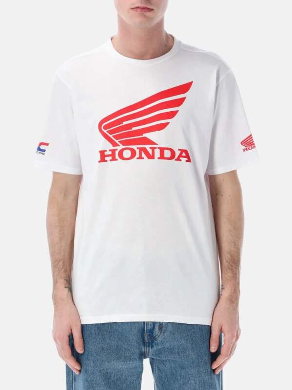 HRC Honda Fan-T-Shirt weiß mit großem Logo