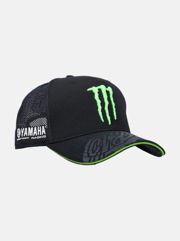 Fabio Quartararo - Monster Energy Sponsoren-Cap mit gebogenem Schirm