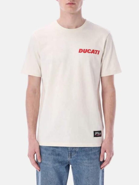 Herren-T-Shirt Ducati Corse weiß - 100th years DUCATI Edition