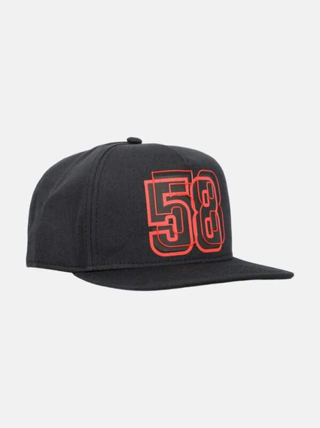 Marco Simoncelli 58 Cap mit flachem Schirm