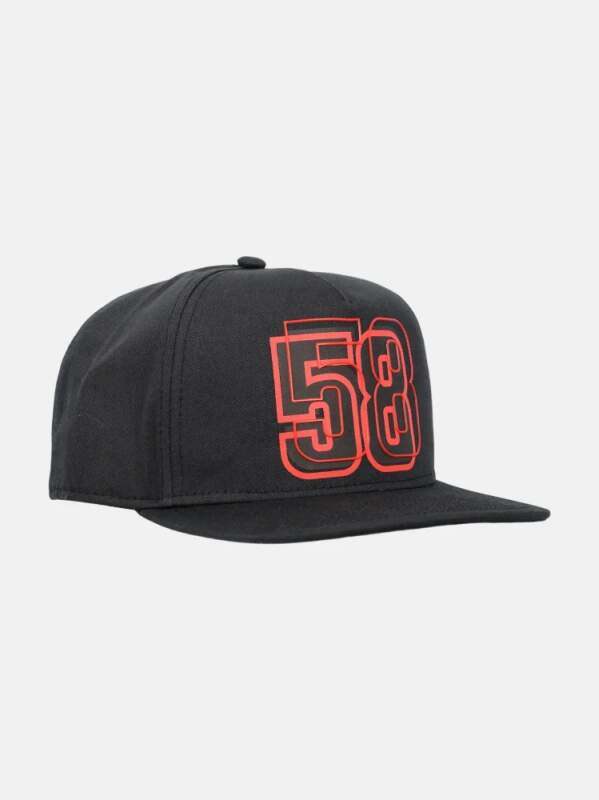 Marco Simoncelli 58 flat-brim cap