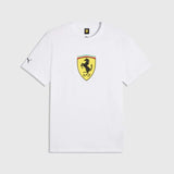 Scuderia Ferrari F1 Fan-T-Shirt weiß mit Logo