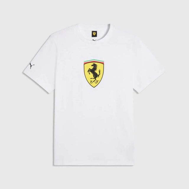 Scuderia Ferrari F1 Fan-T-Shirt weiß mit Logo