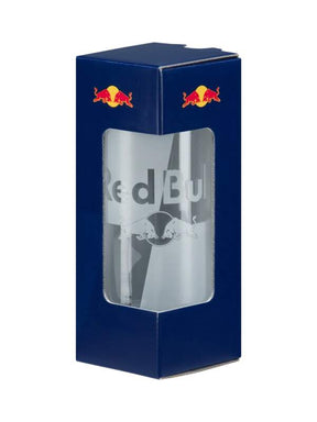 Red Bull Glas mit Logo
