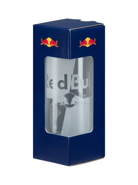 Red Bull Glas mit Logo