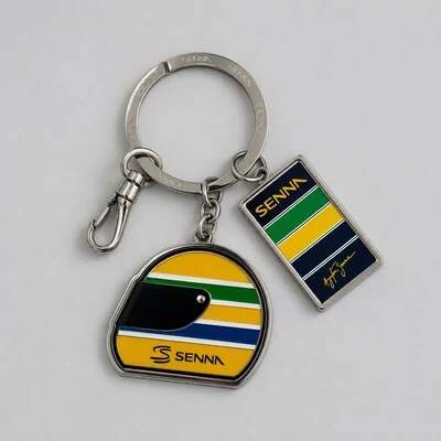Ayrton Senna Helmet keyring
