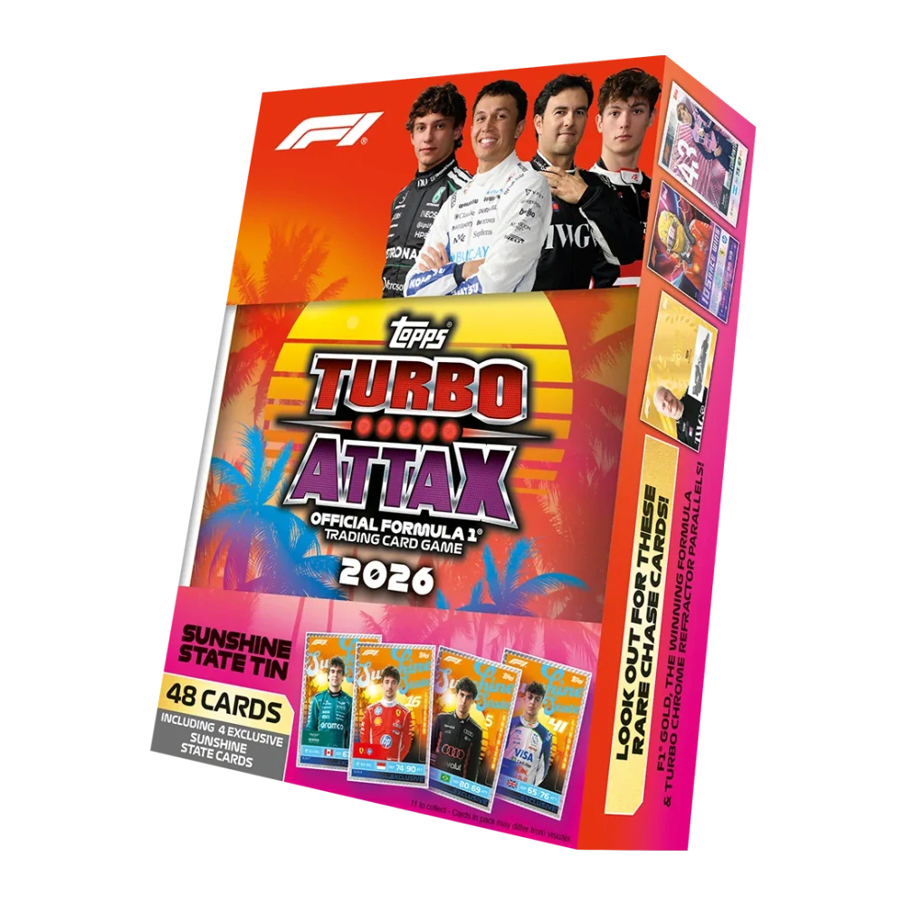 Topps Turbo Attax Formula 1 2026 – Mega Tin Sunshine State