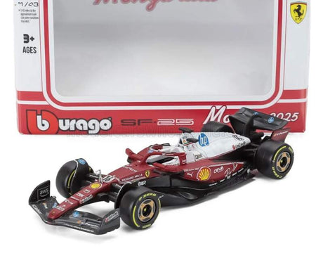 Modell Scuderia Ferrari SF-25 BBurago #16 Charles Leclerc Monza 2025