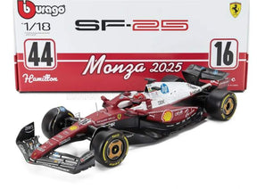 Modell Scuderia Ferrari SF-25 BBurago #16 Charles Leclerc Monza 2025