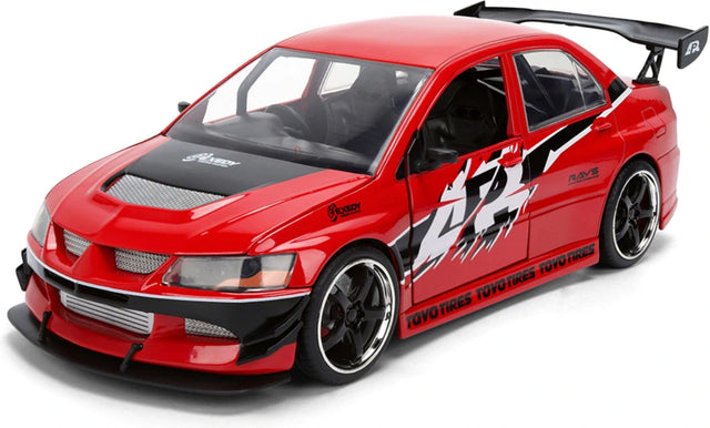 Jada Fast & Furious Mitsubishi Lancer Evolution IX Modell im Maßstab 1:24 – Tokyo Drift 2006