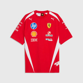 Scuderia Ferrari F1 x Puma Lewis Hamilton #44 Driver T-Shirt – Red, Oversized