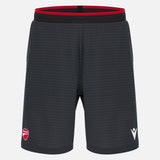 Ducati x Macron Sportshorts mit Logo – Dunkelgrau