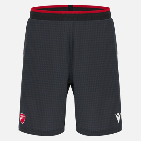 Ducati x Macron Sports Shorts with Logo – Dark Grey