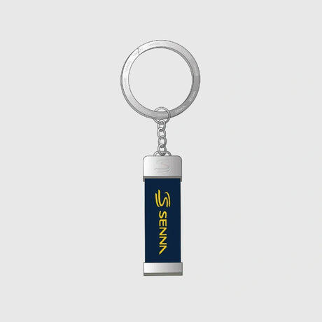 Ayrton Senna Signature Schlüsselanhänger – Marineblau