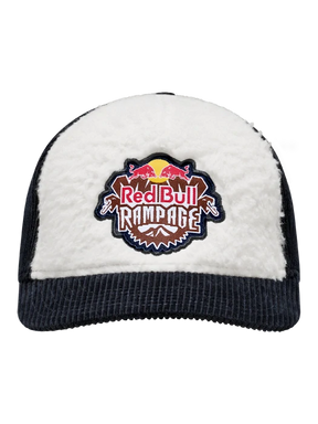 Red Bull Rampage FLEECE Cap – Creme/Marineblau