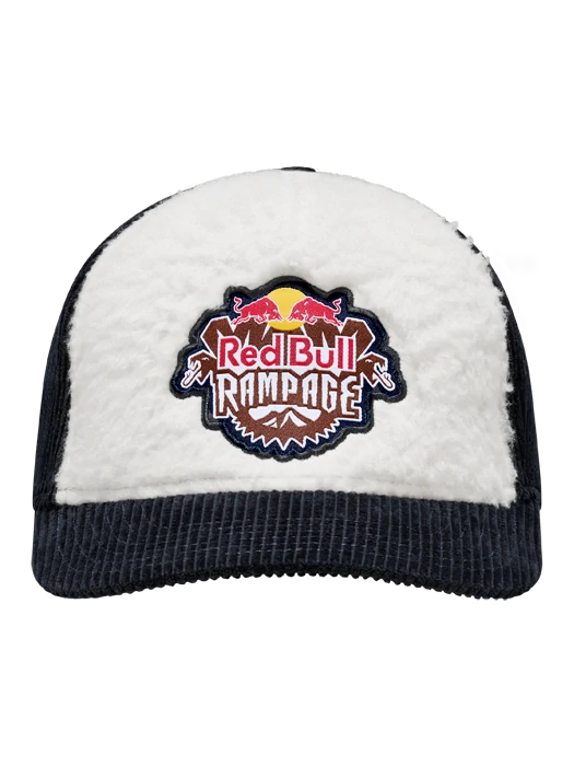 Red Bull Rampage FLEECE Cap – Creme/Marineblau