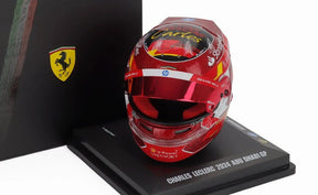 LookSmart Charles Leclerc Helmmodell im Maßstab 1:5 – SF Abu Dhabi 2024