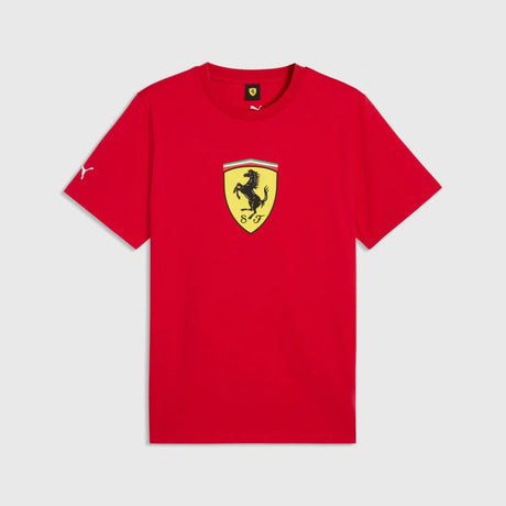 Scuderia Ferrari F1 x Puma Fan T-Shirt with Large Shield – Red