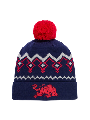 Red Bull Ring Bobble Beanie with Logo – Christmas Edition