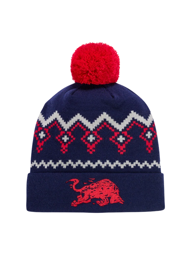 Red Bull Ring Bobble Beanie with Logo – Christmas Edition