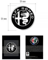 Alfa Romeo Aufkleber Gear shift 51 mm