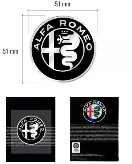 Alfa Romeo Aufkleber Gear shift 51 mm