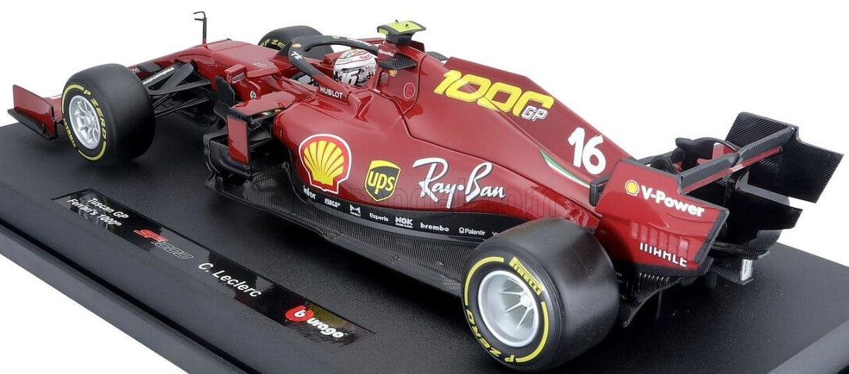 Model Scuderia Ferrari BBurago #16 Leclerc Toscana GP 1000TH 2020