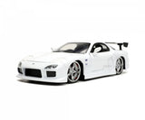 Modell Fast & Furious Mazda RX-7 weiß