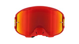 Red Bull Spect Motocrossbrille STRIVE S rot mit rotem Glas