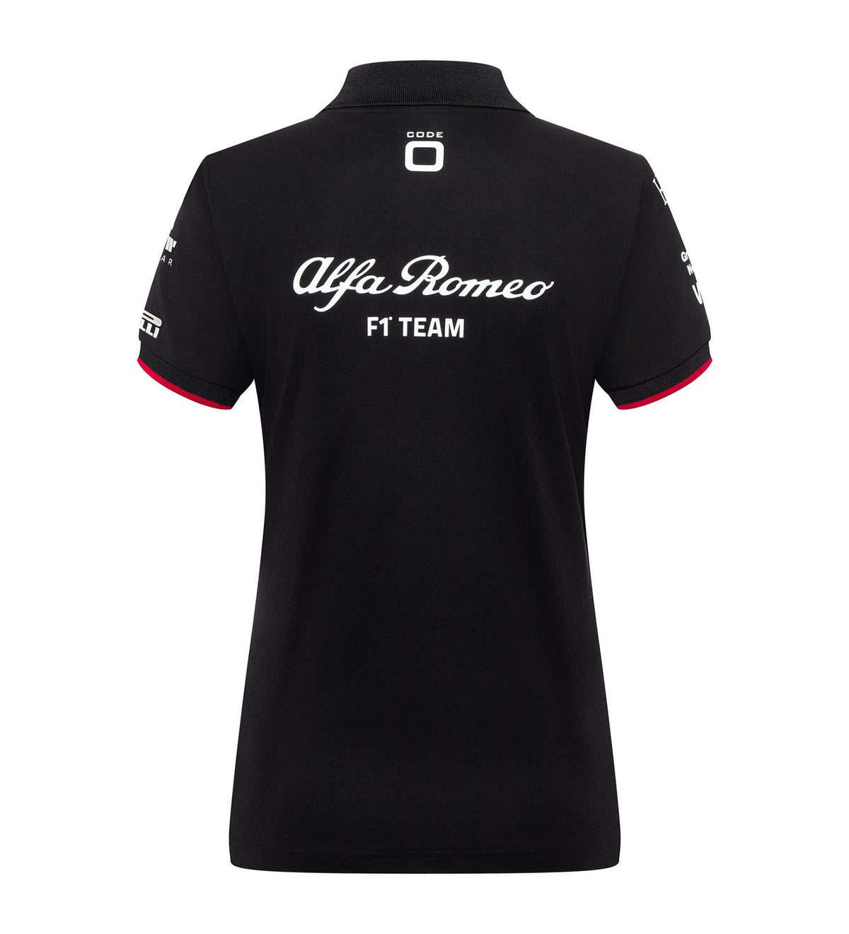 Alfa Romeo F1 Team women's team polo shirt, black